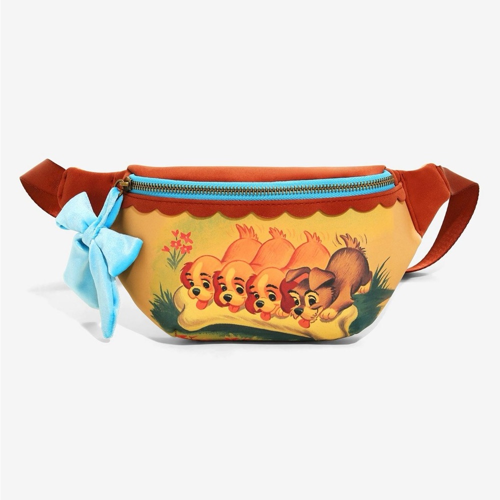 Loungefly Disney Lady and the Tramp Loved One Fanny Pack BoxLunch Exclusive HTF